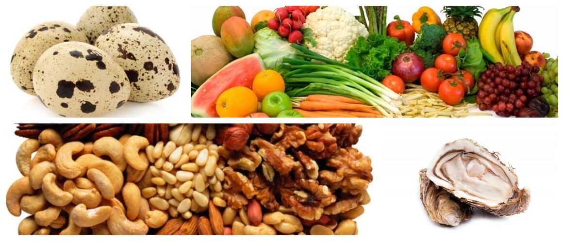 A group of products