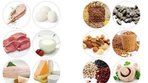 A product high in animal and vegetable protein for male potency